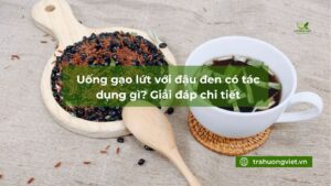 Uống gạo lứt với đậu đen có tác dụng gì? Giải đáp chi tiết