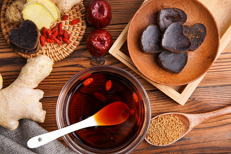 trà gừng đương nâu