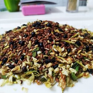 trà gạo lứt xạ đen có tác dụng gì