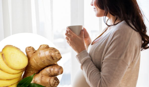 Trà gừng bà bầu uống được không?